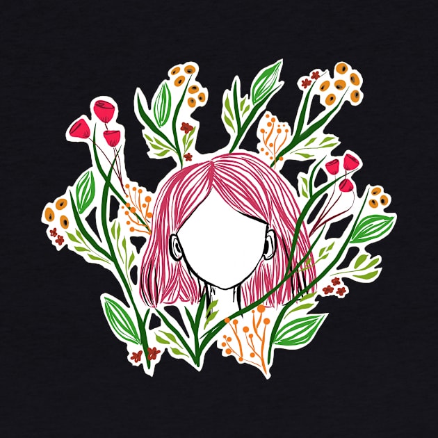 The Girl that Lives in the Garden by Artbynikitachawda